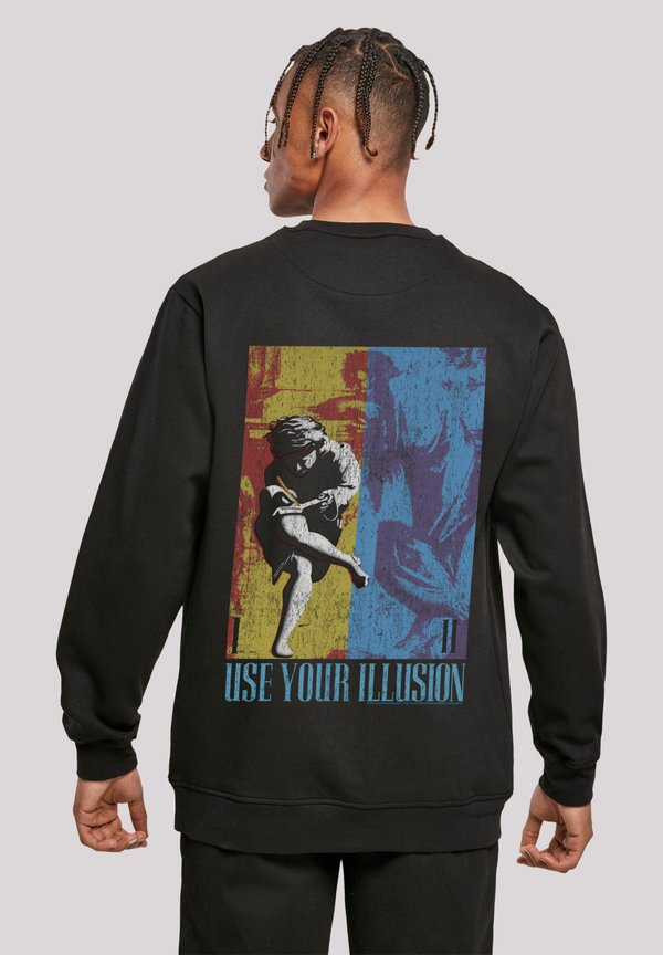 GUNS N ROSES MUSIC DOUBLE ILLUSION - Sweatshirt - schwarz