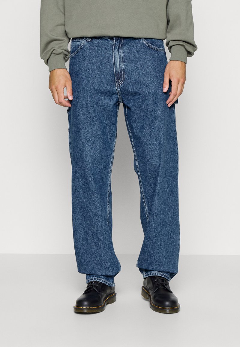 Dr.Denim COLT WORKER - Calças de ganga de corte relaxado - pebble mid stone
