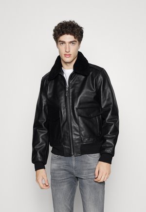 Giacca di pelle - black