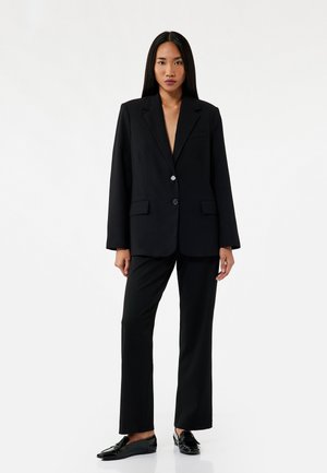 POCKET DETAIL - Housut - black