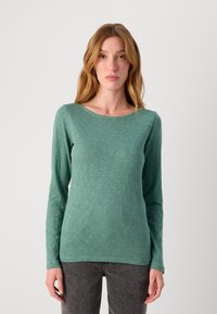 Marc O'Polo LONG SLEEVE BOAT NECK - Top dugih rukava - smooth green
