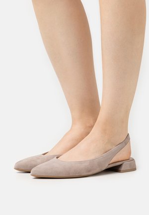 Tamaris, Ballerines à brides arrière - taupe