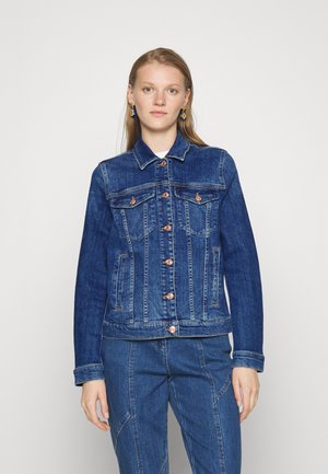 MODERN TRUCKER SLIM ILLUSION HIGHLINE - Spijkerjas - dark blue