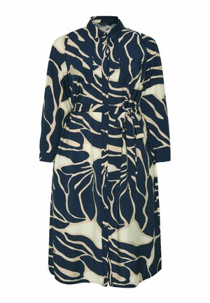 Evans, PLUS SIZE SHIRT DRESSES - Blousejurk - navy