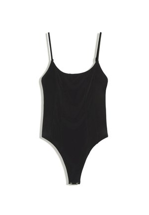 Bershka, STRAPPY WITH STRAPS AT THE BACK - BODYSUIT - Top - black