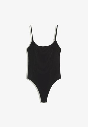 Bershka, STRAPPY WITH STRAPS AT THE BACK - BODYSUIT - Top - black