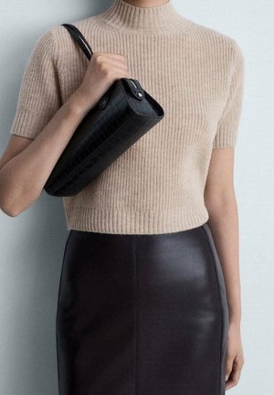 Mango, T-shirt basique - sand