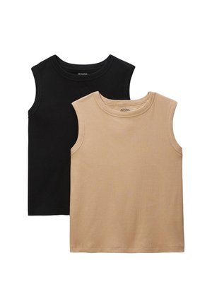 LOT DE 2 UNIS - Débardeur - noir