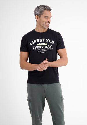 LIFESTYLE FOR EVERY DAY - Print T-shirt - black