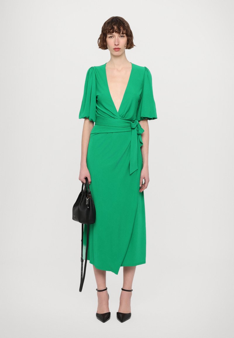 Diane von Furstenberg PAISLEY DRESS - Jersey dress - signature green/green - Zalando Diane von Furstenberg PAISLEY DRESS - Jersey dress - signature green/green - Zalando