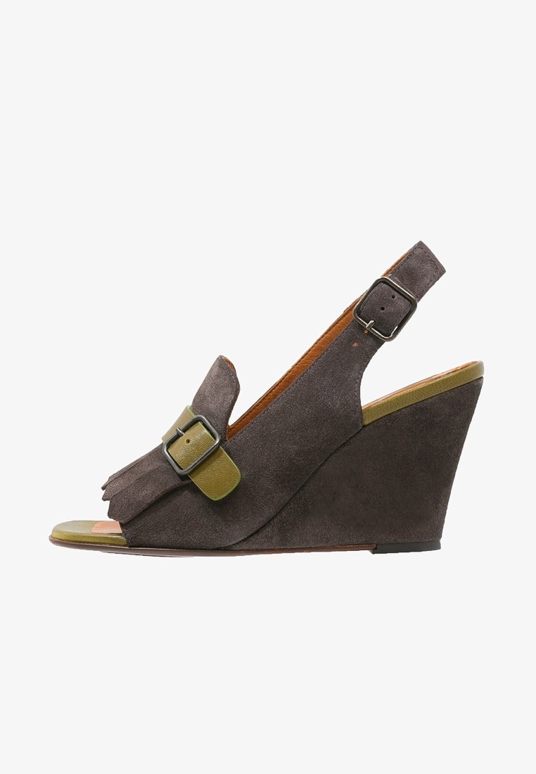 Chie Mihara Sandales compensées - grey