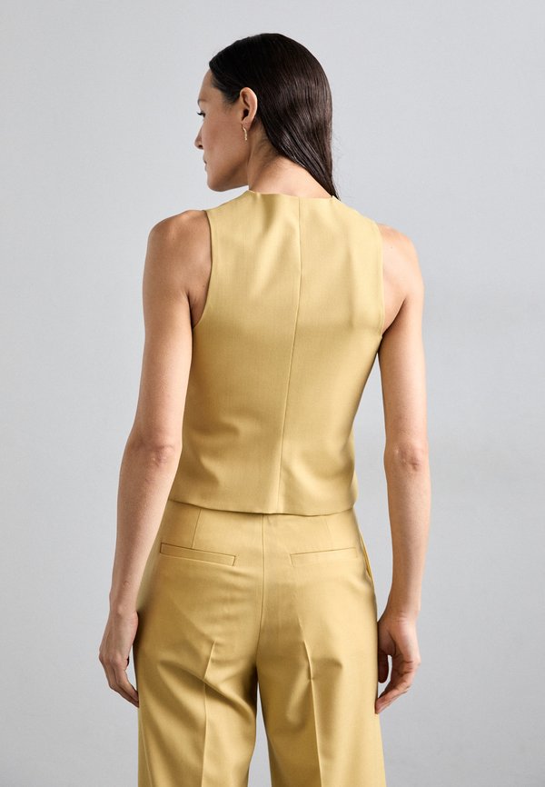 SERLIE - Waistcoat - golden rye2