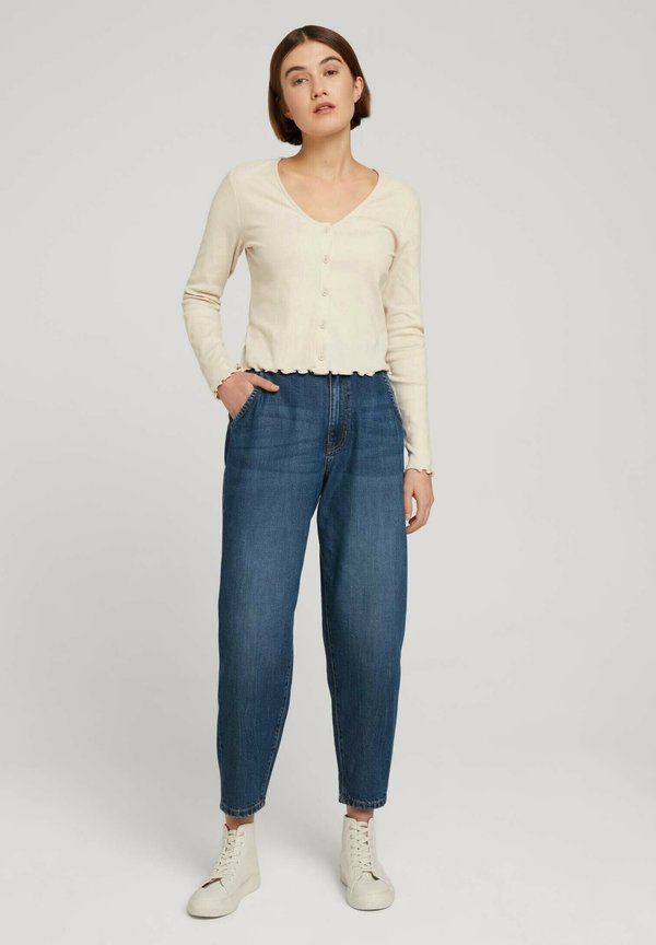 BARREL MOM VINTAGE MIDDLE BLUE - Mom Jeans4