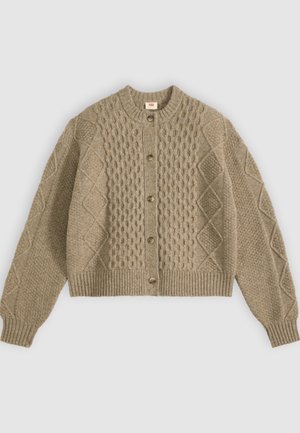 Levi's®, CHARLOTTE CREWNECK CARDIGAN - Cardigan - mushroom heather b2625 bros