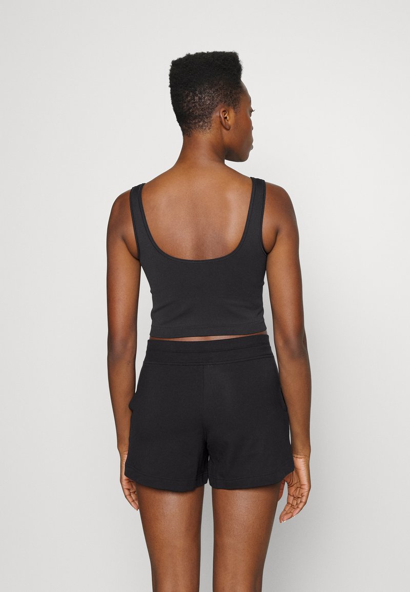 Damen Sportbekleidung | Athleta AURORA SCOOP CROP TANK Top black/schwarz - AO53170 Damen Sportbekleidung | Athleta AURORA SCOOP CROP TANK Top black/schwarz - AO53170