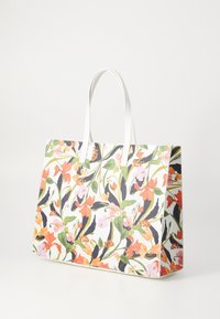Ted Baker FLORISH FLORAL PRINTED EXTRA ICON BAG - Cabas - cream