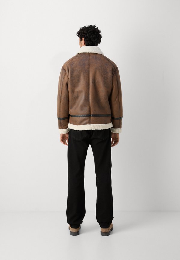 FAUX SHEARLING JACKET - Faux leather jacket4