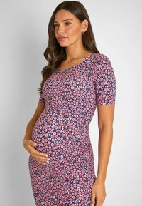 JoJo Maman Bébé FLORAL PRINT MATERNITY NURSING - Rochie de zi - pink