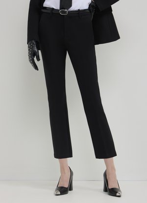 Calliope PANTALONE SIGARETTA TINTA UNITA  - Pantalon classique - nero