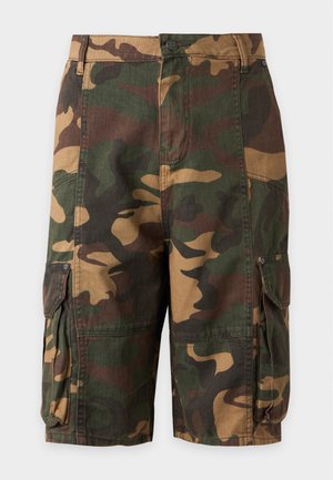 FAVELA, CAMO - Lühikesed teksad - khaki