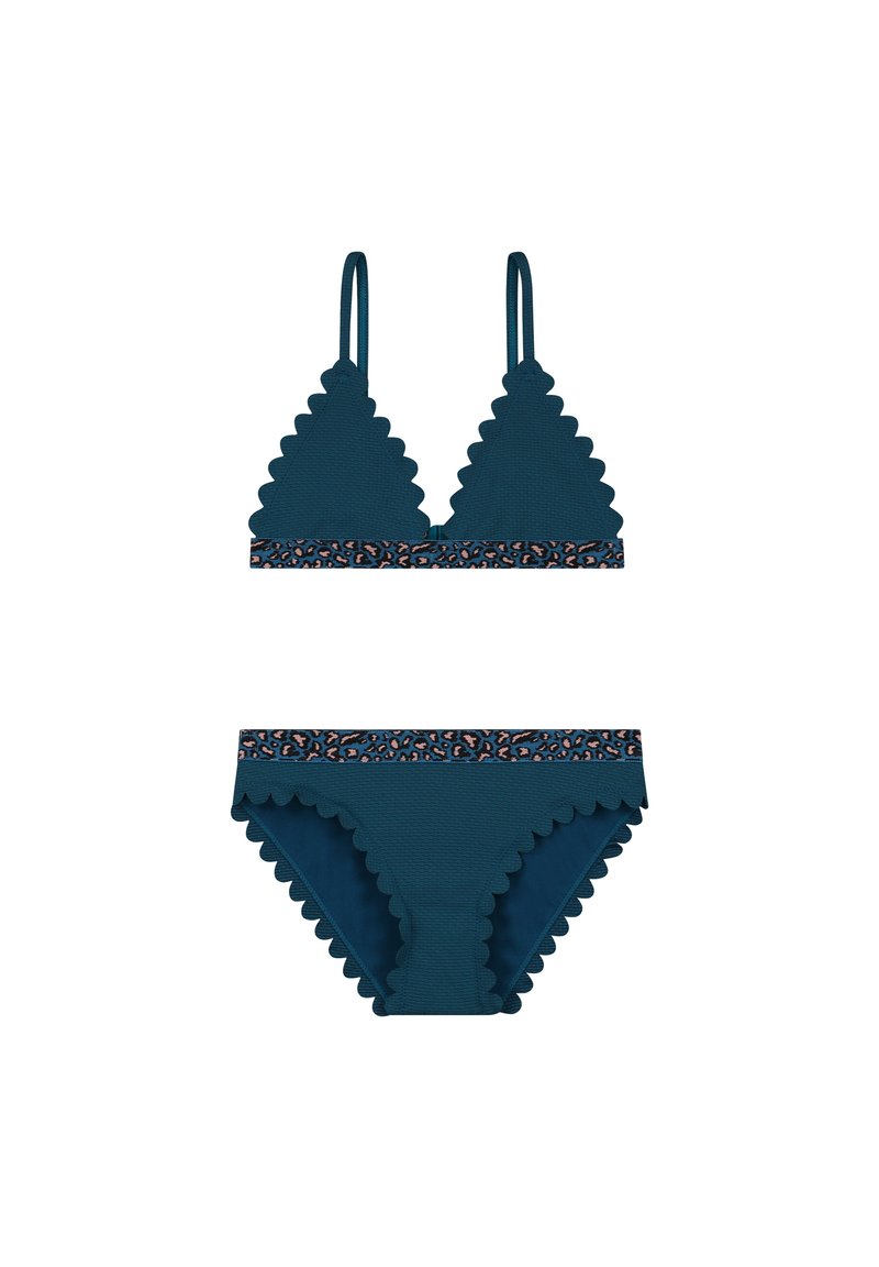 Shiwi SCALLOPE Bikini Deep Sea Blue blue Zalando de