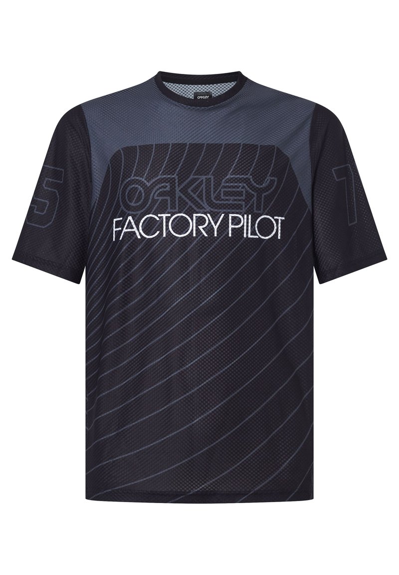 Oakley Wielershirt zwart