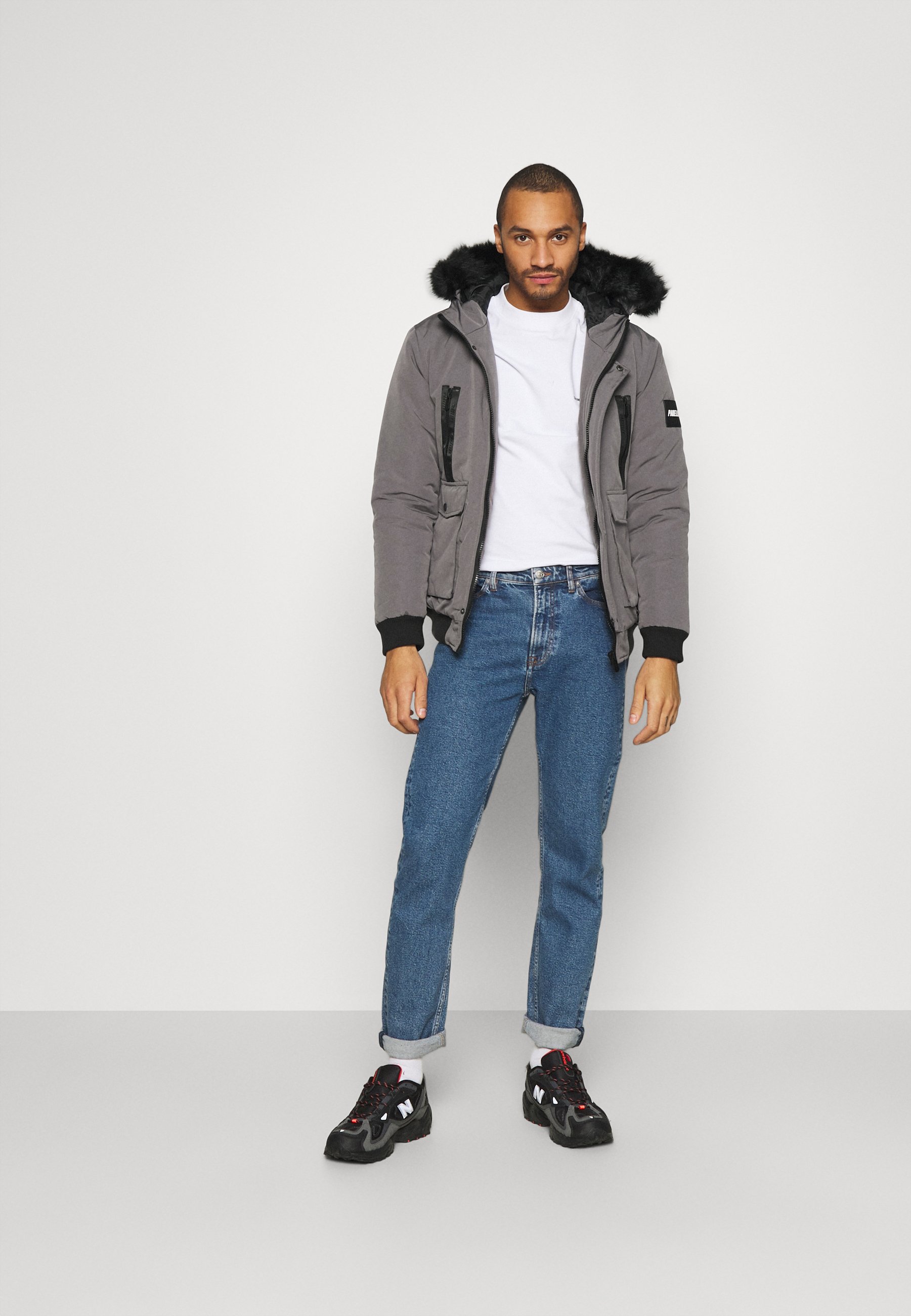 light grey cropped jacket