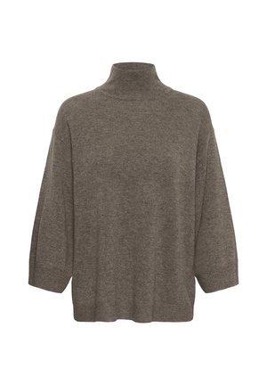 InWear, TALLYIW MONIKA HIGHNECK - Πουλόβερ - chocolate brown melange