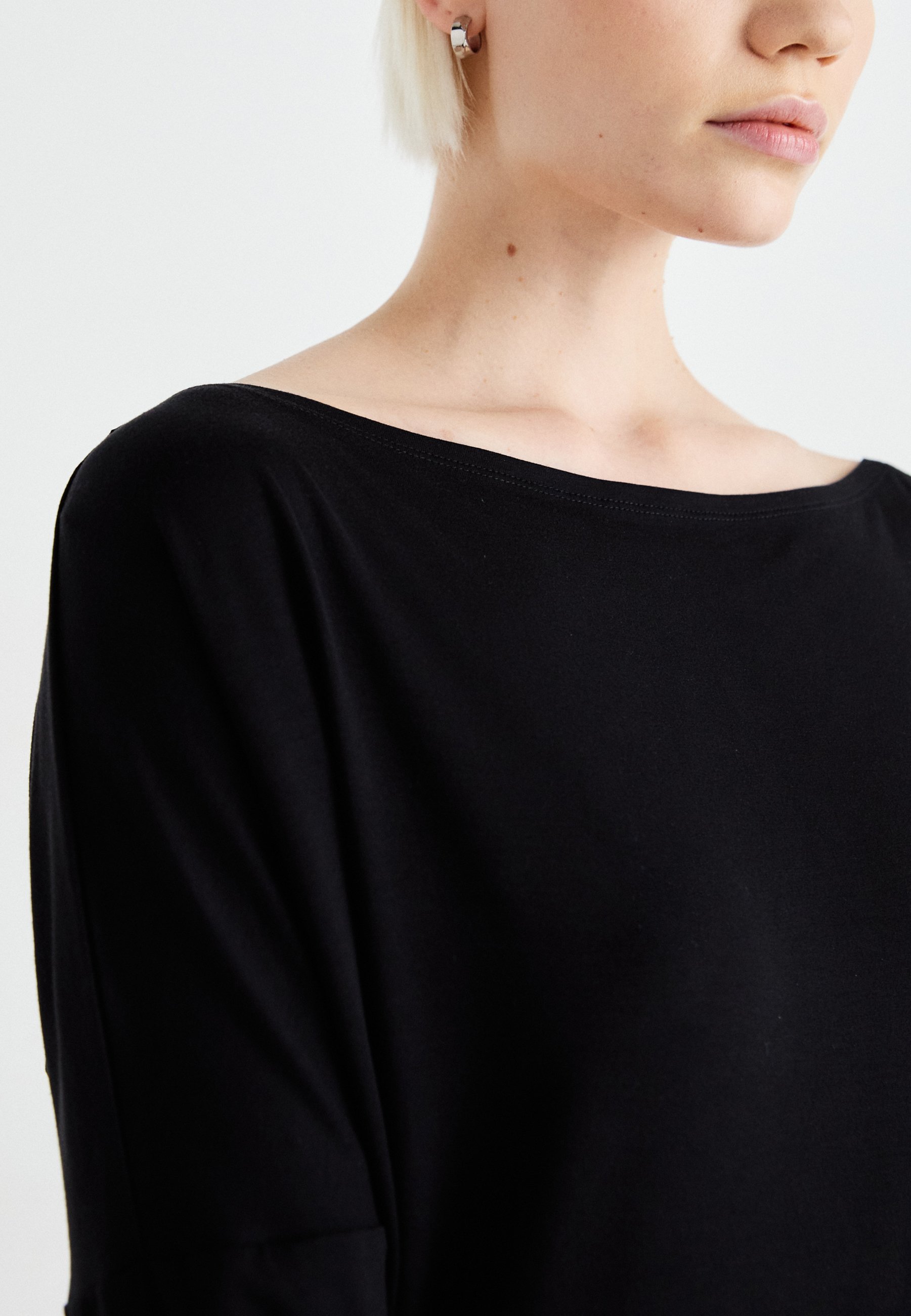 売れ筋商品|||ウィークデイ Tシャツ レディース トップス JOHANNA DRAPY  - Long sleeved top - mole dark 23d6f47b00e0485ba2de5aed761ae3