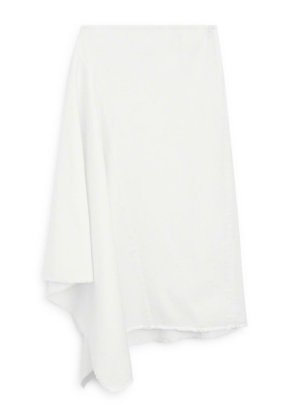 ASYMMETRIC MIDI - A-line skirt4