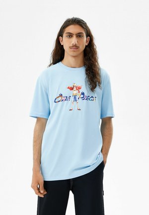 SHORT SLEEVE - T-shirt med print - dark blue