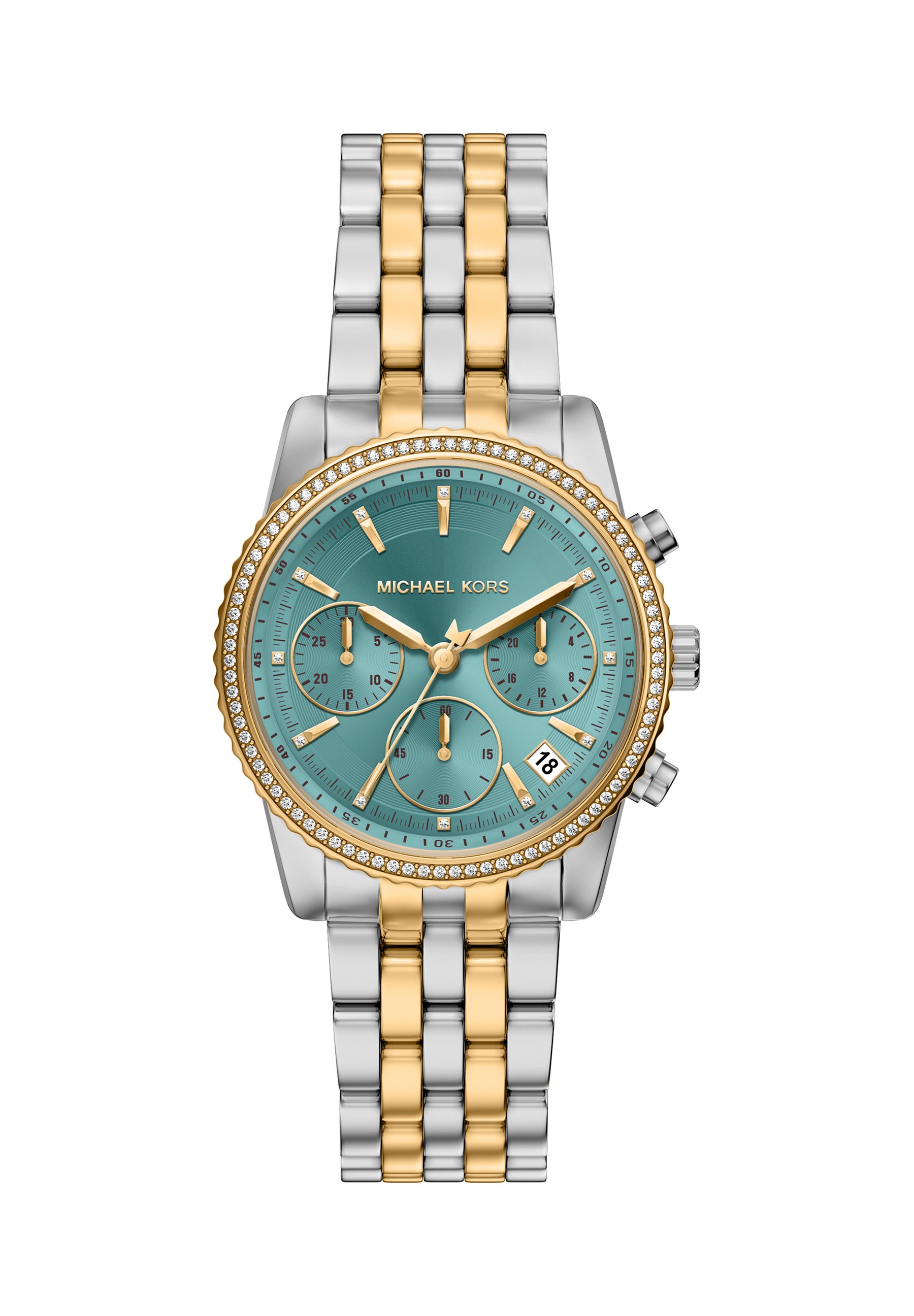 Michael Kors BRYNN - Chronograph watch - rose gold-coloured - Zalando