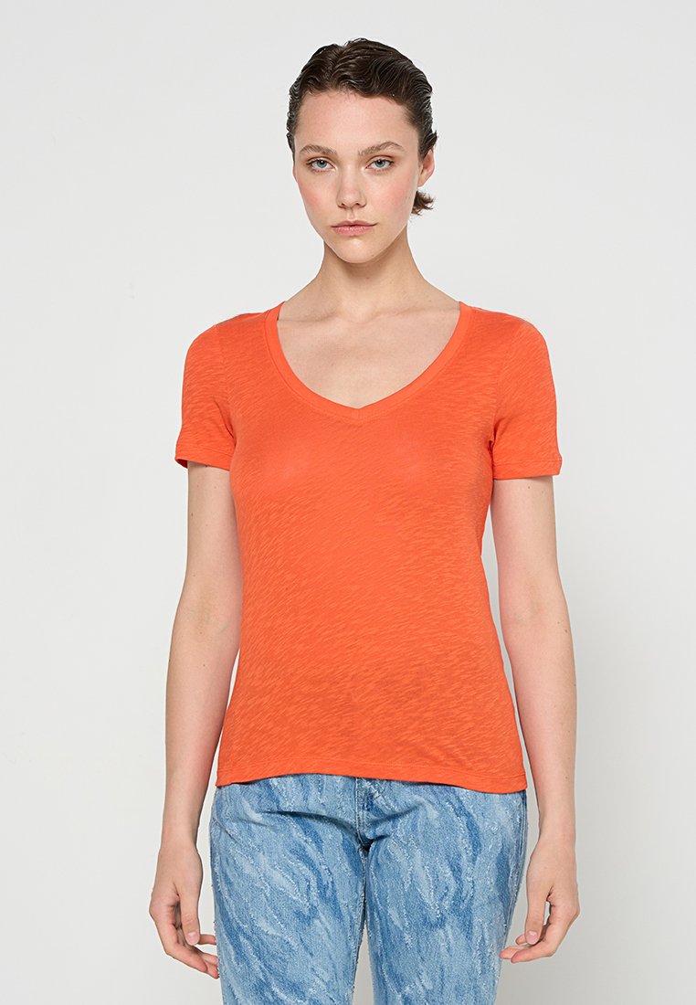 Marc O’Polo T-shirt basic oranje