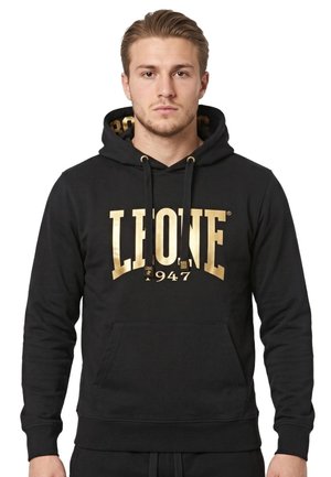 LEONE 1947, MAN HISTORY GOLD - Sweat à capuche - black