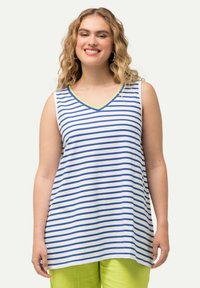 Ulla Popken - STRIPED - Top - blue Imagen en miniatura 1