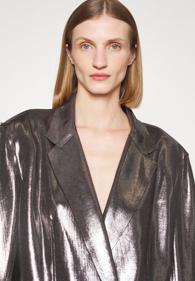 Norma Kamali DOUBLE BREASTED JACKET - Korte frakker - gunmetal