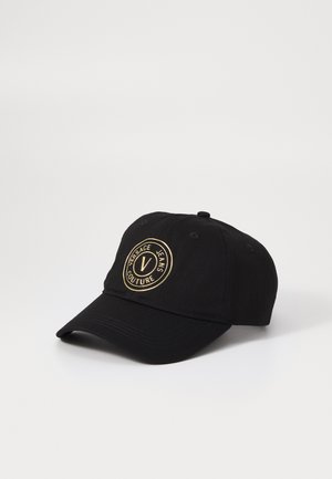 Versace Jeans Couture, BASEBALL CIRCONFERENZA UNISEX - Kepuraitė - black/gold