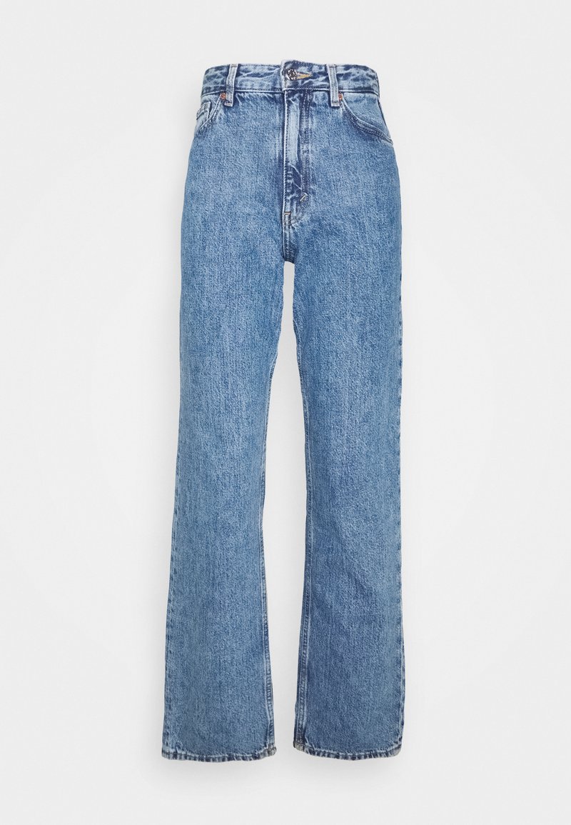 Monki Straight leg jeans blauw denim/bluedenim