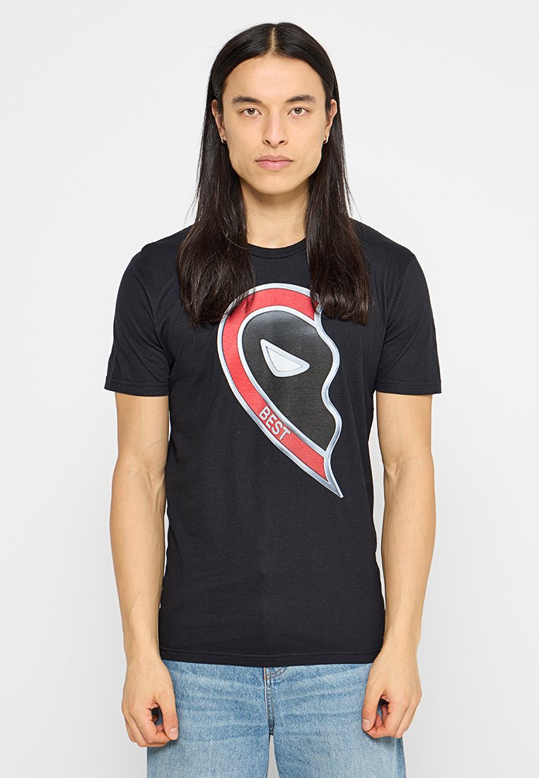 Marvel T-shirt print zwart Marvel T-shirt print zwart