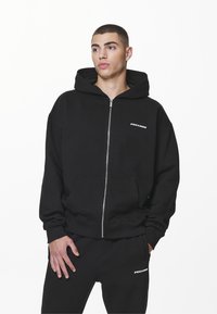 Pegador COLNE LOGO JACKET - Sudadera con cremallera - black