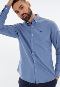 BEACON - Skjorta - solid denim