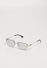 UNISEX - Zonnebril - gold-coloured/pink