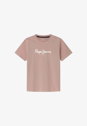 Pepe Jeans NEW ART - Camiseta estampada - dusty pink