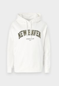 GRAPHIC HOODIE - Džemperis su gobtuvu - eggshell