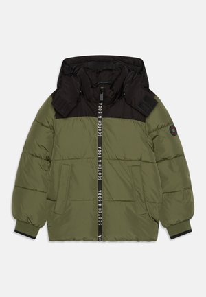Scotch & Soda WATER REPELLENT HOODED PUFFER  - Talvejope - military