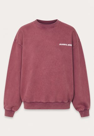 Colourful Rebel, EAGLE CONCERT ACID DROPPED SHOULDER - Sweatshirt - red