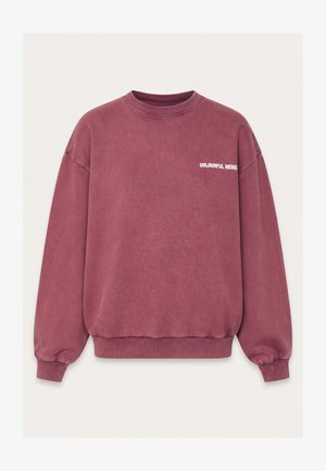 Colourful Rebel, EAGLE CONCERT ACID DROPPED SHOULDER - Sweatshirt - red