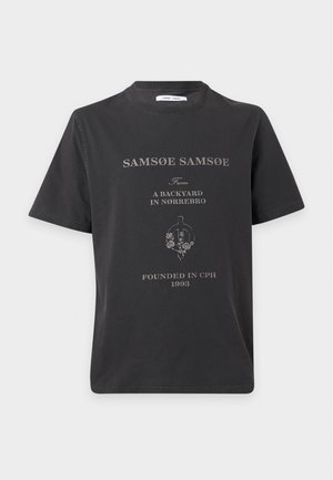 Samsøe Samsøe, T-shirt con stampa - black