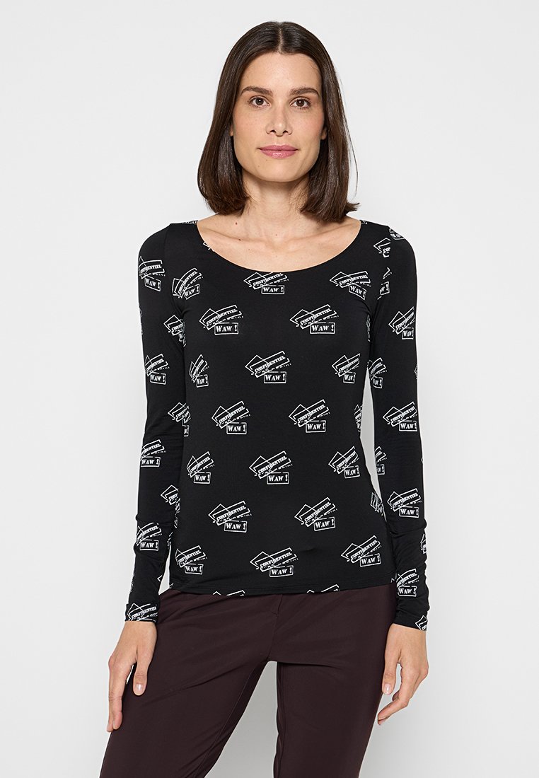 Sarah Pacini Longsleeve zwart