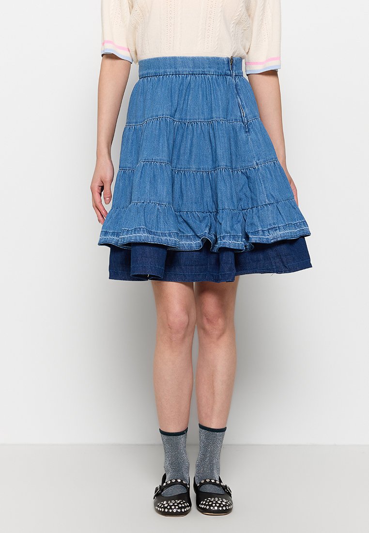 sandro Jeansrok blauw